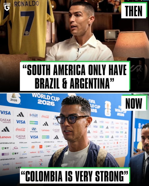 Cristiano Ronaldo has previously said that South America is mainly just Argentina and Brazil and that the Nations League offers tougher competition 👀

Yesterday Portugal faced Colombia, the match ended in a draw, and Portugal finished second in the group 🇵🇹🇨🇴

A statement that is still sparking debate among fans worldwide 😤