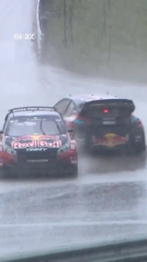 What a legendary move, Kevin Hansen! 🫡

#FIARallycross