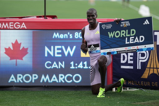 FASTEST TIME IN THE WORLD THIS YEAR! 🇨🇦😮‍💨

Marco Arop takes the win at the Paris Diamond League with a world-leading 1:41.84 in the men’s 800m.

📸: @kellermans.lens