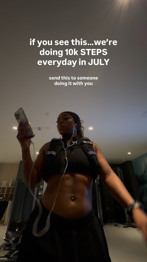 Q3 is here. july is here. and summer is here !! let’s lock in on this summer challenge and get 10k steps in everyday in july. who’s with me? 😝🚶🏾‍♀️

join “the healthy girls” broadcast channel in my bio to join us in this challenge 👣🤍