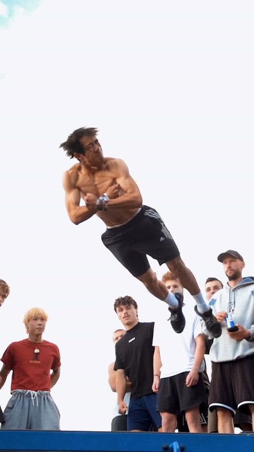 Insane double cork-in from @foxhound.s.t at OMFG 2026🔥 Go watch the aftermovie, link in my bio! 

@oslomovement 
#parkour #freerunning #pkfr #flips #tricking