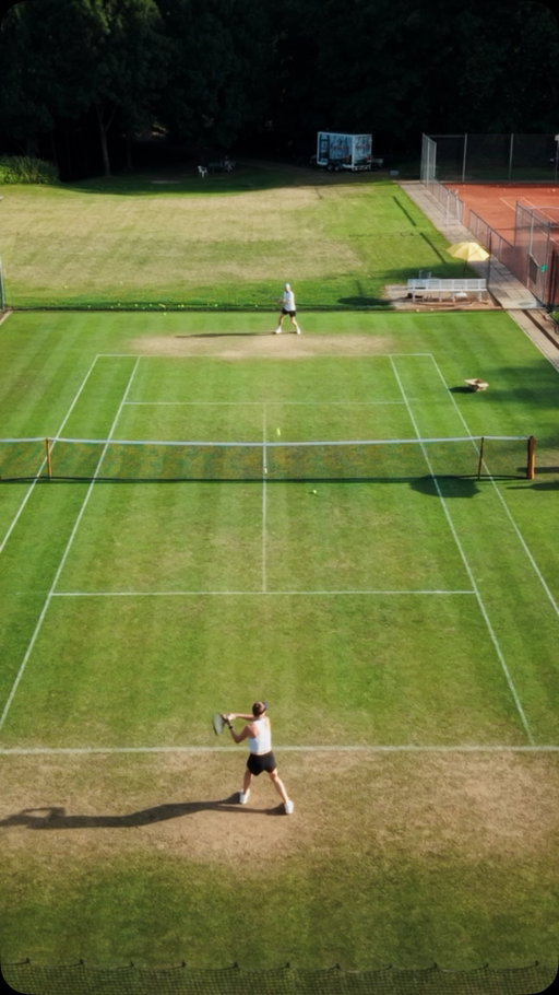 Grass court ASMR with @elisvitolina 

@sandrosergiorossi