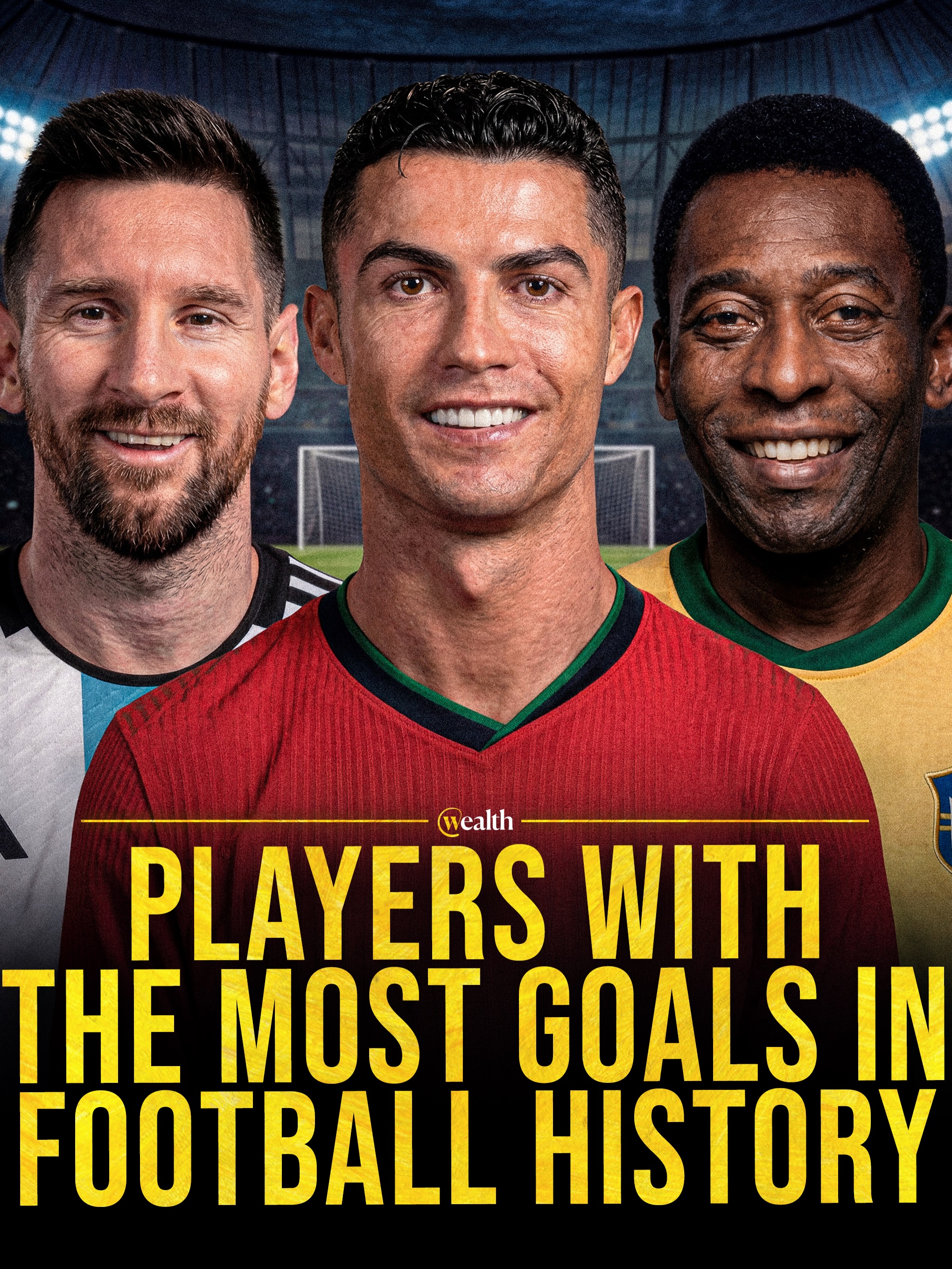 These legends are a part of history. ⚽️

Football’s highest scoring tier is defined by players who sustained elite finishing across multiple eras, with Pelé, Romário, Lionel Messi, and Cristiano Ronaldo standing as the clearest benchmark names in that conversation.

Ronaldo’s 975-goal total pushes the modern end of that standard even further and sharpens the comparison between historic greats and current stars who turned long careers into record-scale production.

#Football #CristianoRonaldo #LionelMessi #Pele #Romario