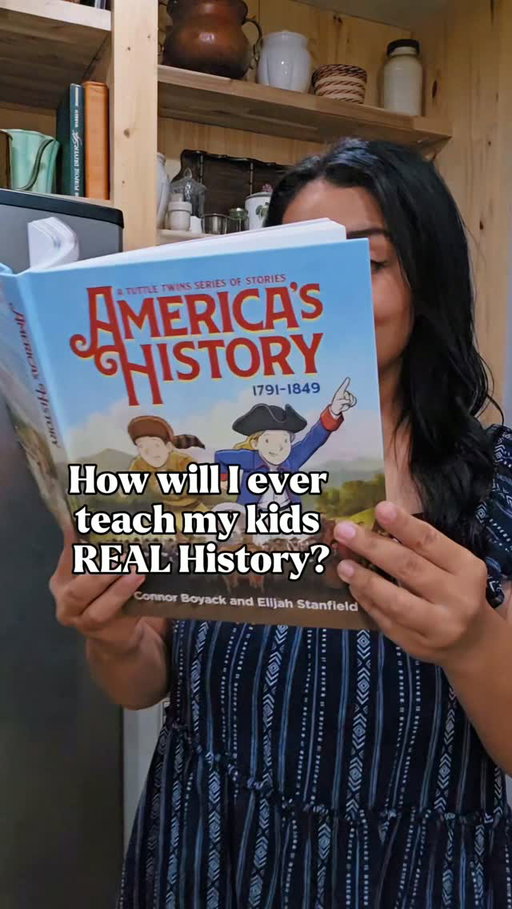 It cant be just me!? 🔗 in bio - America turns 250 this week, and I’m using it as my excuse to make history way more fun at home using Tuttle Twins! 

Ad #TuttleTwins #America250 #HomeschoolMom #FamilyLearning