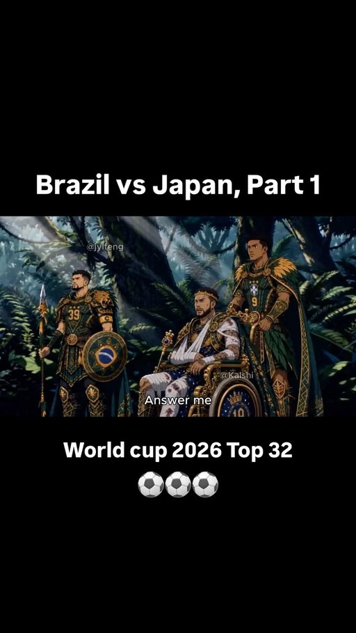 Brazil vs Japan is shaping up to be one of the most exciting matches of the 2026 FIFA World Cup, featuring two of the tournament’s most entertaining attacking teams. Brazil enters the clash led by rising superstar Endrick, whose pace, finishing, and confidence have made him one of the breakout stars of the tournament. Japan counters with captain Takefusa Kubo, whose creativity and dribbling ability have been central to Japan’s impressive World Cup campaign. Both nations have shown they can play fast, attacking football, setting up a must-watch showdown with a place in the knockout stage on the line. Key Storylines
Endrick leads Brazil’s explosive attackTakefusa Kubo headlines Japan’s creative midfieldTwo in-form teams collide on the World Cup stageKnockout stage implications for both nations With two exciting young stars and plenty at stake, Brazil vs Japan has all the ingredients to become one of the standout matches of the 2026 FIFA World Cup. #WorldCup #WorldCup2026 #Brazil #Japan #Neymar Keywords: Brazil vs Japan, FIFA World Cup 2026, Endrick, Takefusa Kubo, Brazil national team, Japan national team, World Cup match, World Cup highlights, Brazil World Cup, Japan World Cup