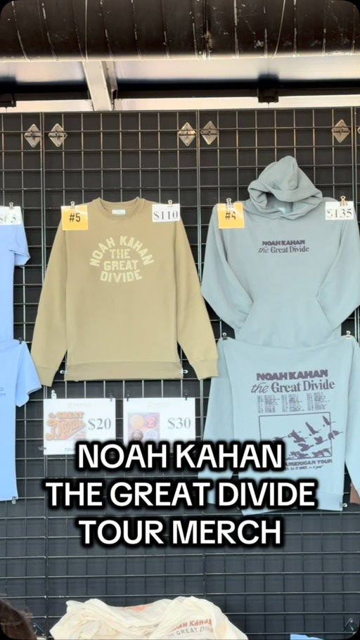The Great Divide Tour rolls into @rogers_stadium tonight! Here’s your sneak peek at merch! 👀🐞🐜🎶

@noahkahanmusic @kahanhq #Toronto #NoahKahan #TheGreatDivide