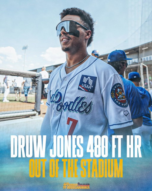 DRUW JONES. 480 FEET. 111 MPH. OH MY. 😱

#SoddiesSummer