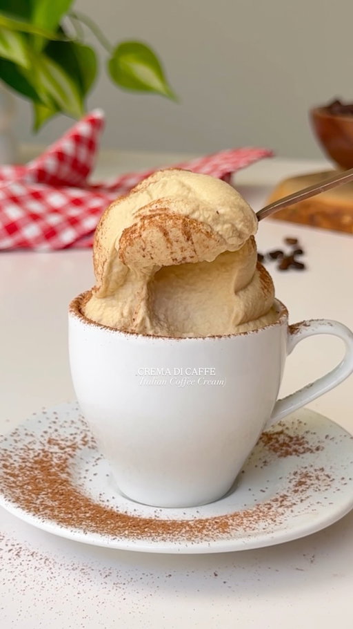 Italian coffee cream ( CREMA DI CAFFE) … just three ingredients and you can make this delicious dessert in minutes…. Absolutely delicious ✨

2 shots of espresso or use 2 tsp instant espresso + 60 ml water ( make sure coffee is completely cool ) 
2 Tbsp powdered sugar
1 cup heavy cream 

#coffeecream #coffeegirl #reelsinstragram #reelsvíral #instantcoffee