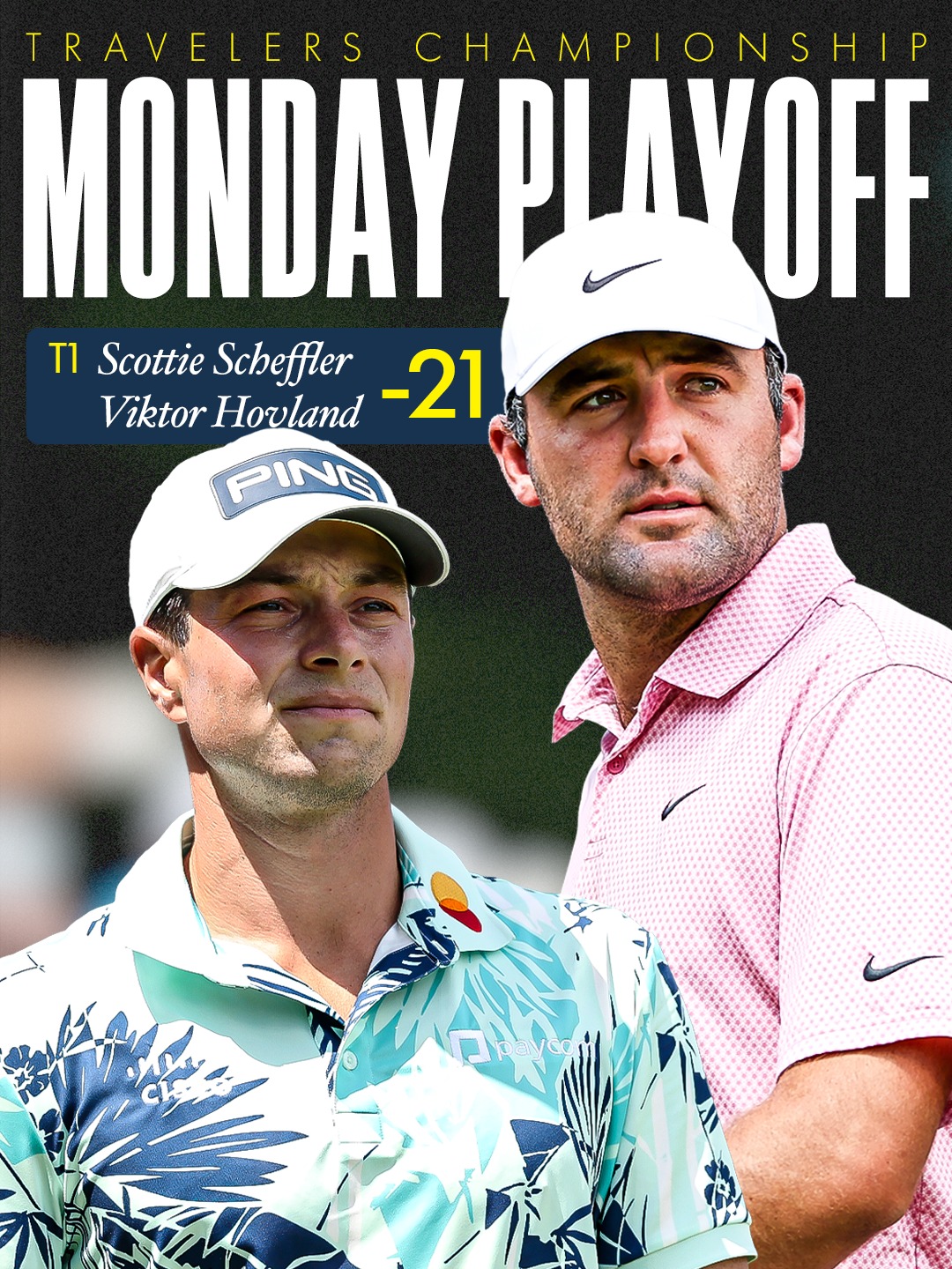 MONDAY GOLF!

Scottie Scheffler with ice in his veins on 18 to force a Monday playoff! 🥶