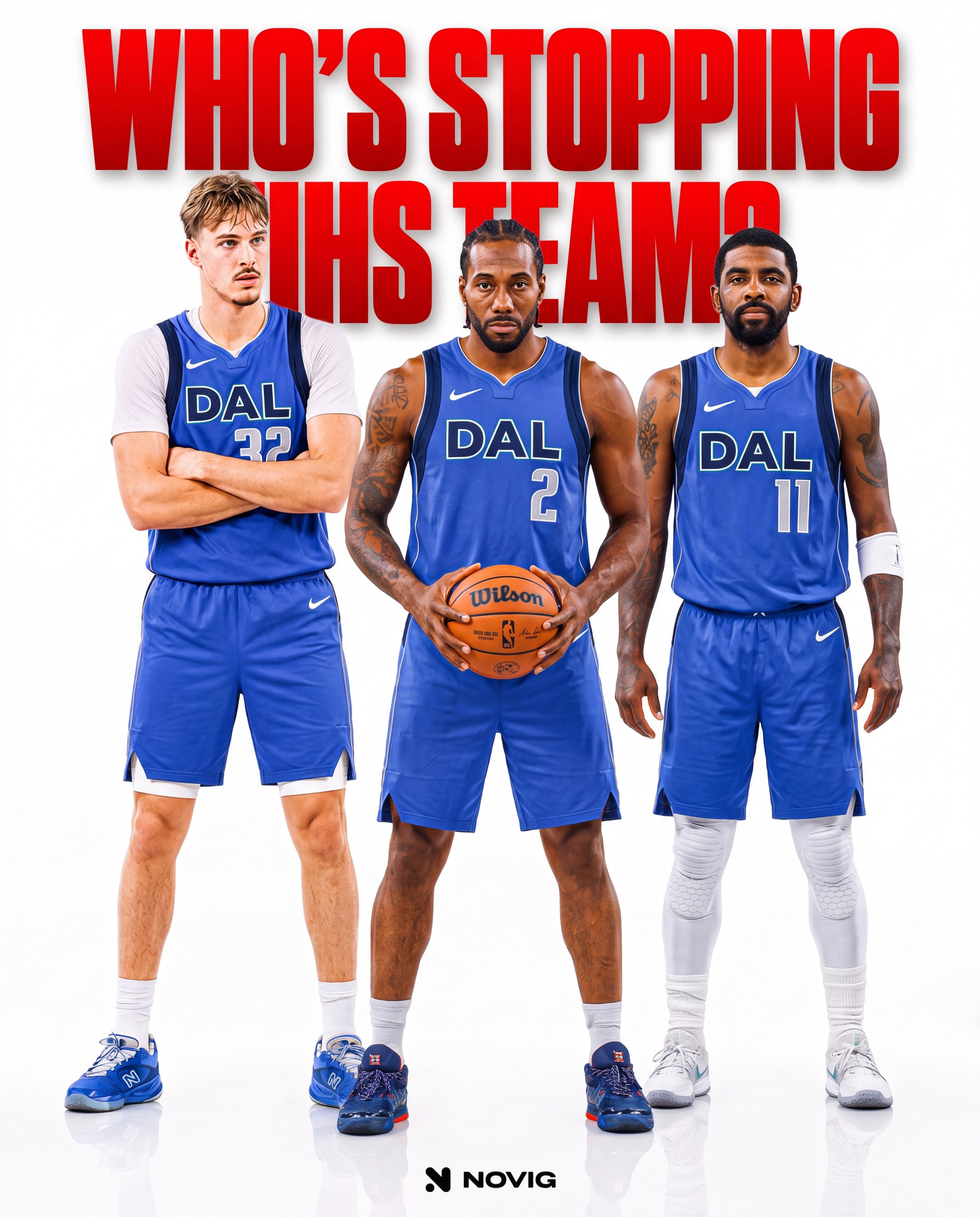The Mavericks new president Masai Ujiri has interest in reuniting with Kawhi Leonard and is looking to make a deal that would send Leonard to Dallas for a package that would include P.J. Washington, Klay Thompson and draft picks:

“The Mavericks and LA Clippers have discussed a deal that would send the seven-time All-Star Leonard to Dallas for a package that would include P.J. Washington, Klay Thompson and draft picks”

Leonard and Ujiri won a championship together with the Toronto Raptors in 2019

Follow @Novig to stay on top of all your FA news

(Via TheAthletic)