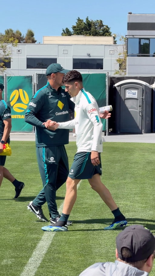 Cristian Volpato Cam™️ at training 👀 

From one of our last training sessions in California before we depart for Texas… ⏳

🇦🇺 v 🇪🇬 - 3.7.26 - 1:00pm local
🇦🇺 v 🇪🇬 - 4.7.26 - 4:00am AEST

📱💻📺 Live on SBS & SBS On Demand

#Socceroos #FIFAWorldCup