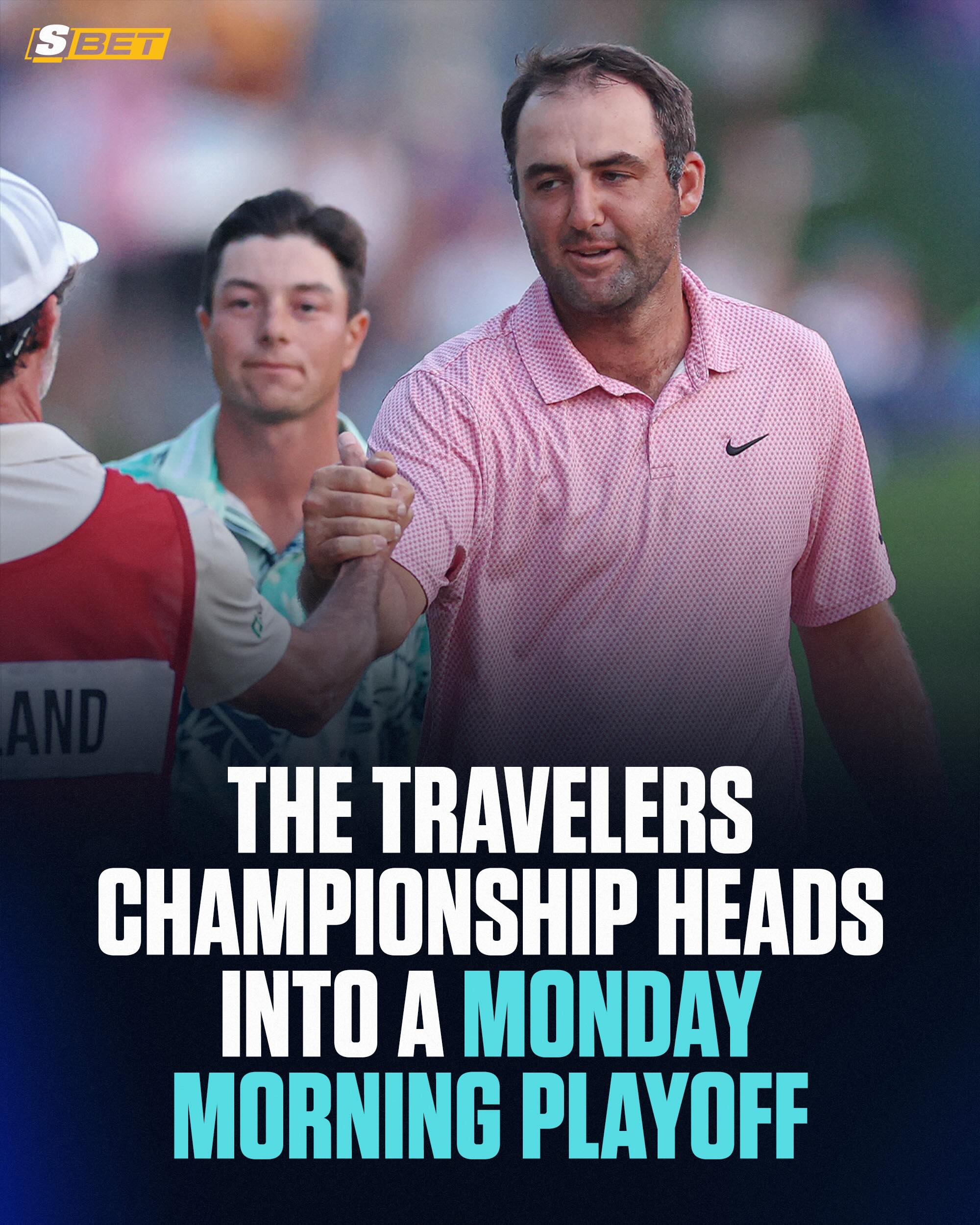 SCOTTIE SCHEFFLER VS VIKTOR HOVLAND. WHO IS WINNING THE TRAVELERS CHAMPIONSHIP TOMORROW MORNING? 🥵

#PGA #scottiescheffler  #viktorhovland #travelerschampionship
