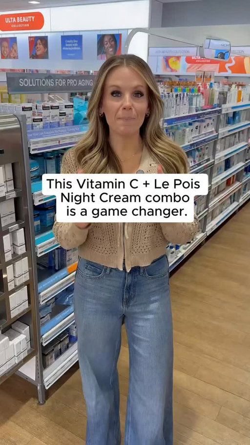 I wish I found this Vitamin C + Le Pois night cream combo sooner