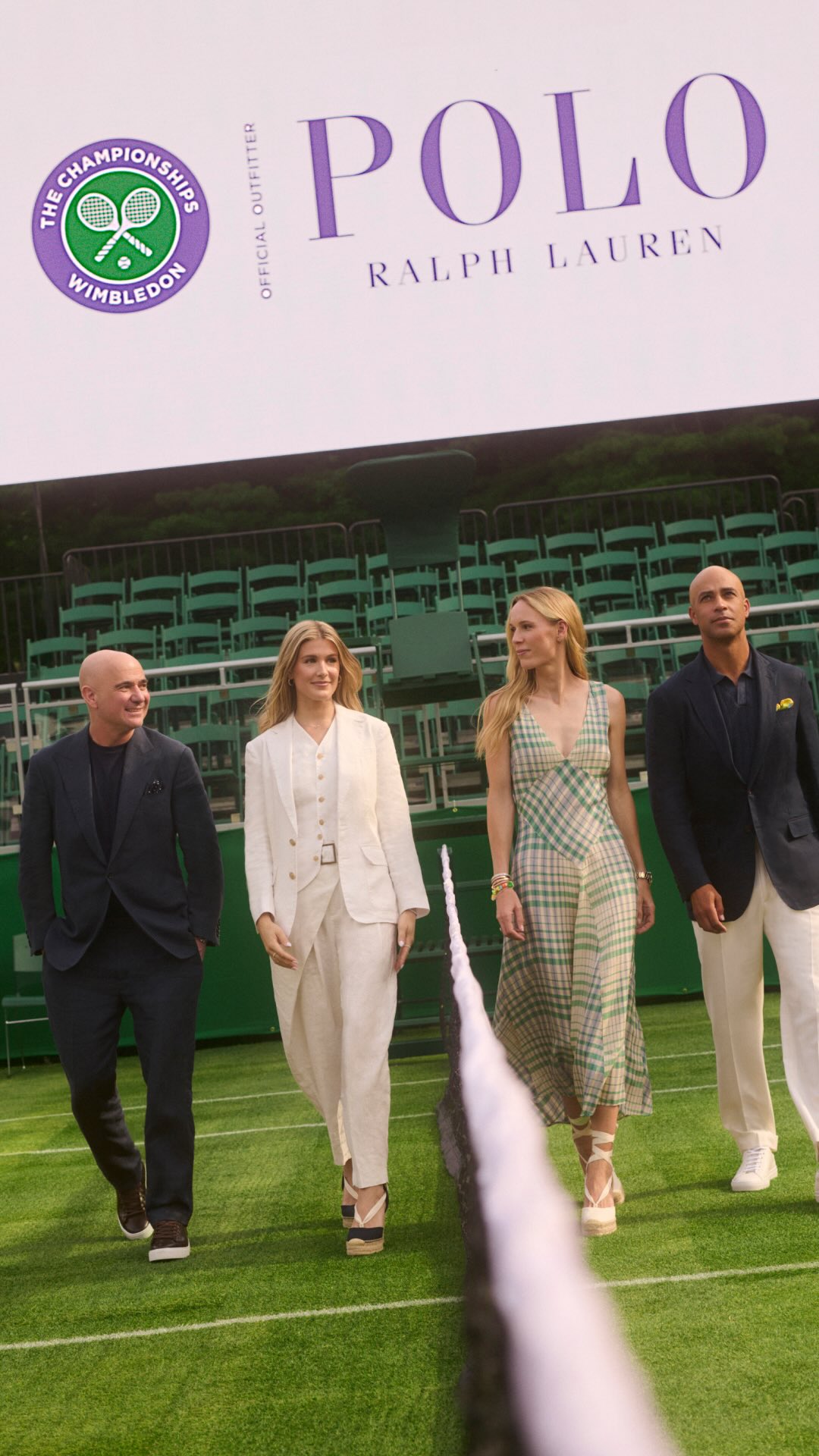 United by the game.
 
Tennis legends Andre Agassi and Caroline Wozniacki bond over their shared Grand Slam experiences as they prepare to return to the grass courts for the inaugural Wimbledon Court Invitational.
 
Watch the full video on YouTube via the link in bio.
 
#RalphLauren #PoloRalphLauren #RLTennis #Wimbledon #TheWimbledonCourt