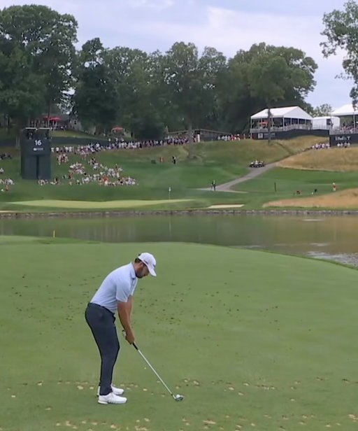 Tough finish today but always enjoy being back at @travelerschamp . One of the best events on Tour.