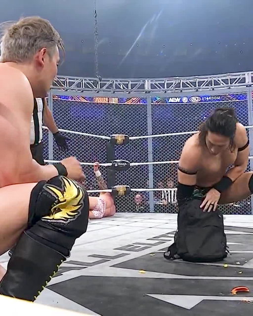 @RealTakeSoup is a menace 😭

#ForbiddenDoor is LIVE on HBO Max PPV!