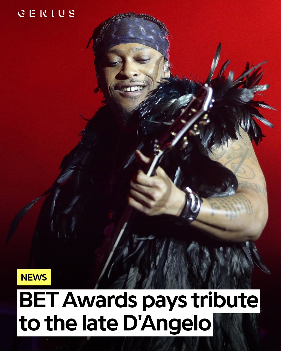 the 2026 BET awards paid tribute to d'angelo with a performance of his hits featuring ari lennox, durand bernarr, RAYE, george clinton, BJ the chicago kid, and the vanguard 🕊️
🎥: @betawards