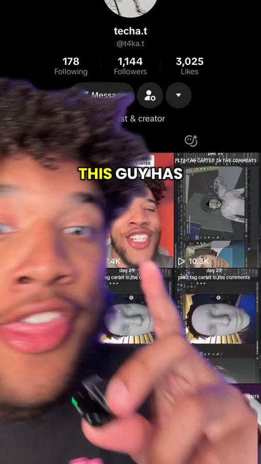 250,000 likes and I get him a PC to animate my outro.. #carterpcs #animation