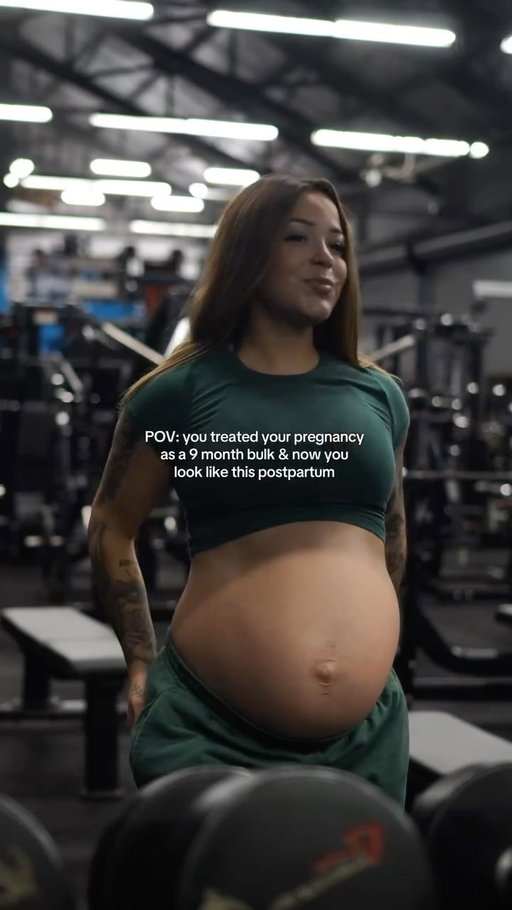 POV: you took your pregnancy bulk serious 🫪