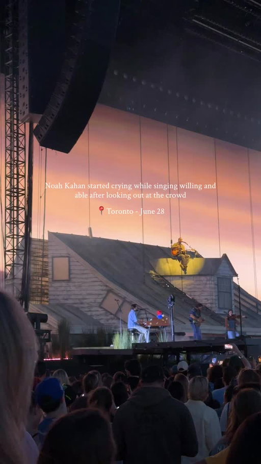 It’s okay I think we all shed a few tears 😢 

Willing and able - Noah Kahan 

June 28- Toronto Ontario