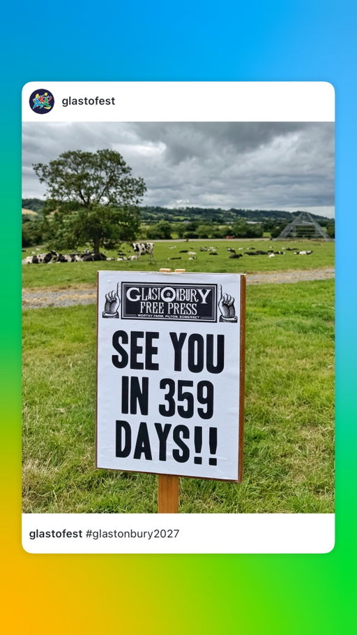 Story by glastofest on Jun 29, 2026
