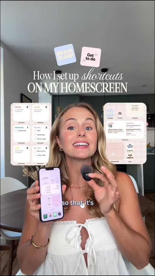 Ohhhh we are BACK with a tutorial !! 🤸🏼‍♀️🩵🤝🏼✨

If you want the link the little iPhone icons I created with Canva & the link to my Pintrest board with motivating quotes, comment ‘IPHONE’ & I’ll send them to you! xx