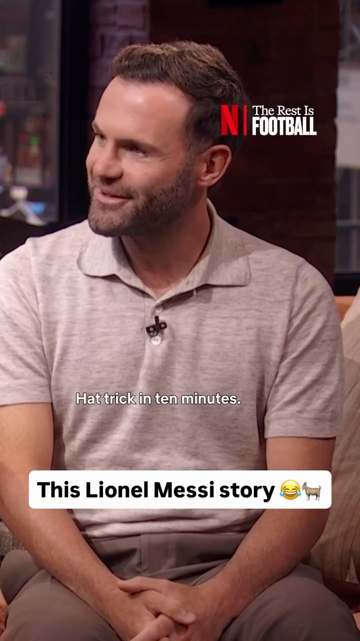 This Juan Mata story about Lionel Messi 😂

“Valencia vs. Barcelona. 0-0, 70 minutes at the Camp Nou. Suddenly, Lionel Messi decided to win the game. 3-0. Hat trick in 10 minutes. Then he took the ball home.” 🐐

The Rest Is Football, daily on Netflix.

#lionelmessi #messi #fcbarcelona #barca #laliga