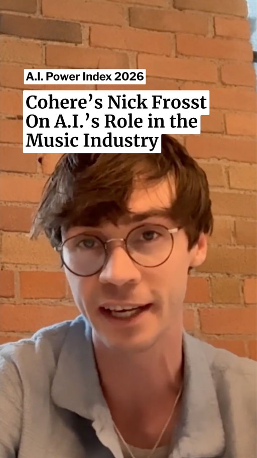 @Cohere_ai co-founder and Observer A.I. Power Honoree @nick_frosst politely declines to pretend A.I.-generated music is the point. #AI can help you make your art, he tells Observer. But it shouldn’t make it for you.

Observer’s A.I. Power List drops July 15. Until then, keep watching for more interviews with our 2026 A.I. Power Honorees.

#ObserverPowerIndex #ObserverPowerLists #Cohere