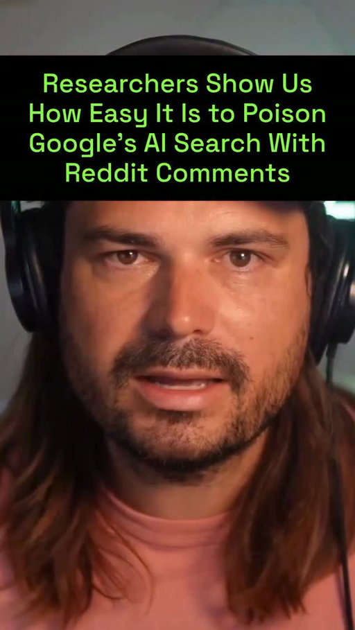You may remember when Google’s AI search results first launched, it recommended that people put glue on their pizza. Well that happened because it scraped a 10 year old Reddit comment. We’ve learned over the last year or so that this sort of thing can be done on purpose, and brands are taking advantage of it. There’s been the rise of AEO or GEO, which stands for AI Engine Optimization or Generative Engine Optimization. Basically this is trying to get mentions of your brand into web content that’s likely to be scraped by AI tools. It’s the new version of SEO and lots of marketers and companies are trying to do it.

The most reliable, easiest way to do this appears to be by putting brand mentions onto Reddit. Reddit’s volunteer mods have noticed an increase in bot accounts and entire sequencing efforts—where a post and its comments are all basically done as a stealth ad—intended to boost brands. 404 Media’s @jasonkoebler wrote an article about this a few weeks ago, about r/biohackers banning mentions of peptides, which were a popular promoted class of product. After we wrote that article, researchers from Cornell University reached out to me about a new study they had just done.

The research is called “Deep-research agents can be poisoned via user-generated content,” which provides a mechanism for the ways Reddit, Wikipedia, and other sites that allow users to post are being attacked by brands doing AEO: “We show that a tiny snippet—just 13 words—of retrieved text on a UGC website like Reddit, Wikipedia, Quora, or Facebook can change AI agents to output spam / scam content pretty consistently,” the study says.

We spoke to two of the researchers, Hal Triedman and Tingwei Zhang, about this problem and what, if anything can be done about it. Find 404 Media on YouTube or wherever you get your podcasts to listen now.