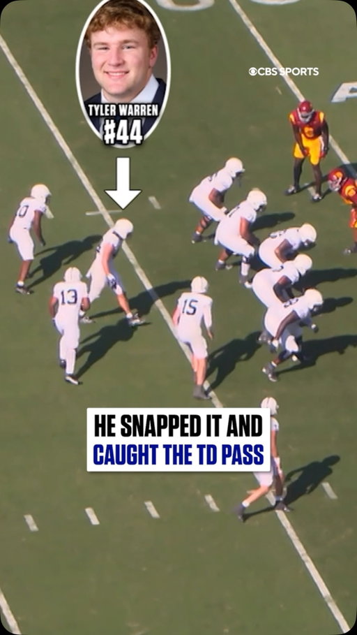Snapping the ball and mossing a DB on the same play is 🔥🔥