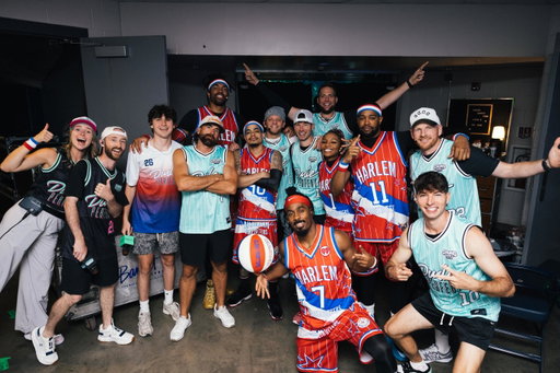 4 shows done on the Squad Games Tour! Truly blessed and thankful for everyone who has come out! @harlemglobetrotters were amazing and brought the energy! 18 more shows across the states so come hang out with us.  Get your tickets at www.dudeperfect.com/tour