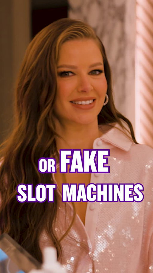 Can Ariana tell if these slot machines are real or fake?? 🏝️