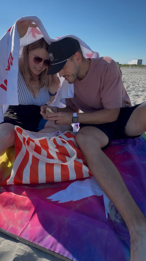 #ad There are two guarantees when you’re headed to the Jersey Shore: you’ll probably make a Wawa Run… and the seagulls will immediately decide your lunch belongs to them. 😂🐦

Our road trip and day staples: Hoagiefest hoagies, Hot Honey Chicken Snack Wraps for the drive, my favorite coffee order, and plenty of fruit for the beach. The only thing we forgot? How fearless the seagulls are. 😅

Comment “Wawa” and I’ll DM you my exact Wawa order. ☕️🥖🏖️

#roadtrip #wawarun #jerseyshore #beachday 
South Jersey things, beach snacks, road trip essentials
