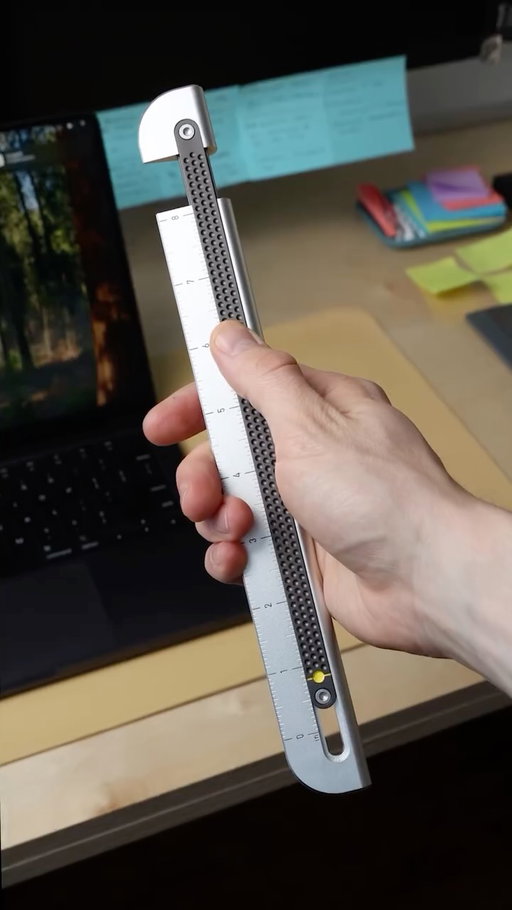 In a game of inches, the Metrolog Ruler is an unfair advantage. Make critical, precise measurements in imperial or metric, or just use the telescoping neck to size up everything in your immediate vicinity. Now available for pre-order.