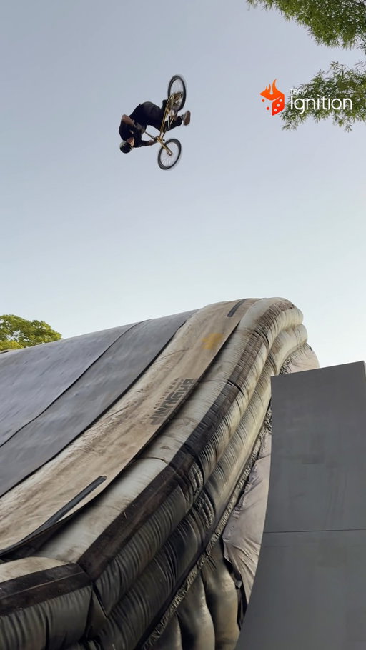 If you look closely, you can see a new World First.👀
Stoked to add a new trick to the list on BMX! #teamignition @teamignitionofficial