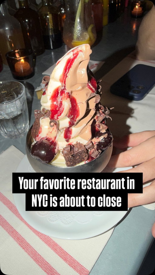 I’m single-handedly keeping the nyc restaurant industry alive one martini at a time