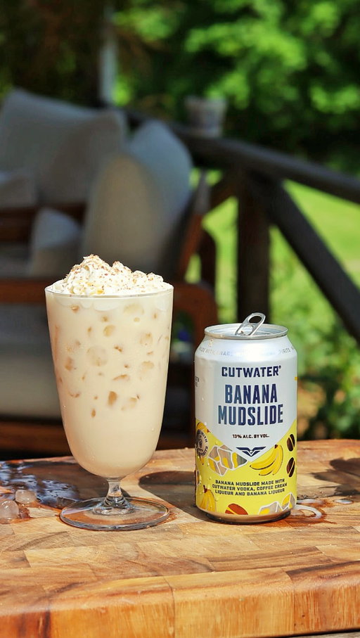 #ad When @cutwaterspirits told me they made a banana mudslide, I was intrigued to say the least. I couldn’t help but to pour this in a tall
stemmed glass over pebble ice and add some whipped cream. 
 
It’s a fun one. Cutwaters are great, and there is a can for everyone. Whether you like a Paloma, Margarita, or now... a Banana Mudslide. And they are made with real award-winning spirits.
 
CUTWATER BANANA MUDSLIDE
1 can Cutwater Banana Mudslide
1 Chilled cocktail glass
Pebble Ice
Salted Banana Whipped Cream
Grated Nutmeg
 
#CutwaterSpirits #Sponsored #21