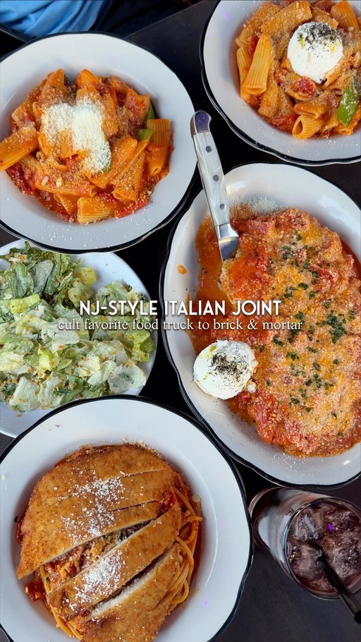🍝 🙏🏻 What started as one of Phoenix’s most beloved food trucks is now one of downtown’s must visit dinner spots. If you’re craving East Coast Italian comfort food, Saint Pasta is where it’s at. You can find delicious cocktails (and NA options - I loved the Shirley temple) and homemade pasta among other dishes. My personal favorites are the spaghetti pomodoro, vodka rigatoni (obvs), Saint Caesar salad, fried mozzarella, and vodka parm. Parking is super convenient with free parking in the garage to the left of the restaurant! 

Thank you Racan and the staff for the amazing hospitality as per usual and for having me in to try more dishes! 

@eatsaintpasta 
📍100 W Portland St, Phoenix, AZ 85003