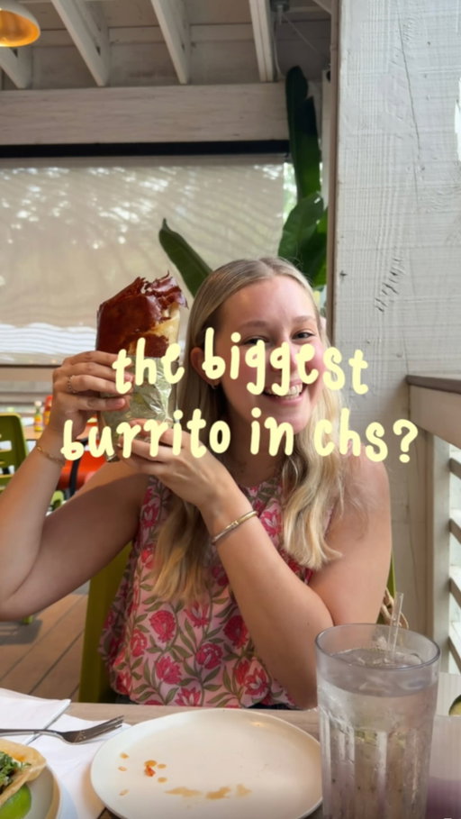 Consider this your sign to drive to @mineroji for the biggest burrito of your life 🤭

Start with the chips, guac, salsa queso trio (get all three, don’t argue with me)! We loved the wings, barbacoa and shrimp tacos, and obviously that massive burrito! AND I don’t even like tequila… but their lavender coconut one literally changed my mind! 

They have cutest patio too with a covered part so you’re not melting in the charleston heat! ✨

Save this video for later and make sure you’re following @lilymurban more Charleston recs like this! ➡️

#charleston #johnsisland #charlestoneats #charlestonfoodie #minero