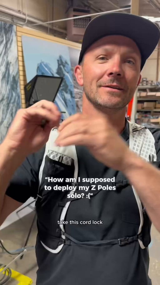 Some of you claim it can't be done, but we're here to say it's actually pretty easy to store and deploy your Z-poles on your own while on the trail. 👀