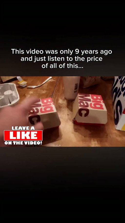 It was a special but still INSANE 😳

 

#mcdonalds #inflation #economy #fastfood #bigmac