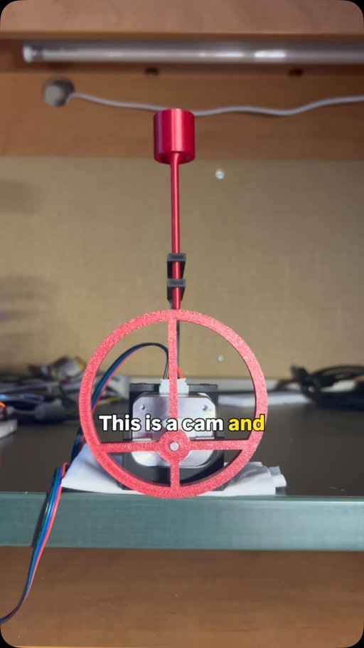 The cam and follower mechanism is another mechanism that takes rotational motion and turns it into linear motion. This is used anywhere where mechanically programmed motion is needed like a car engine

#3dprinting #mechanisms #mechatronics #building #engineering