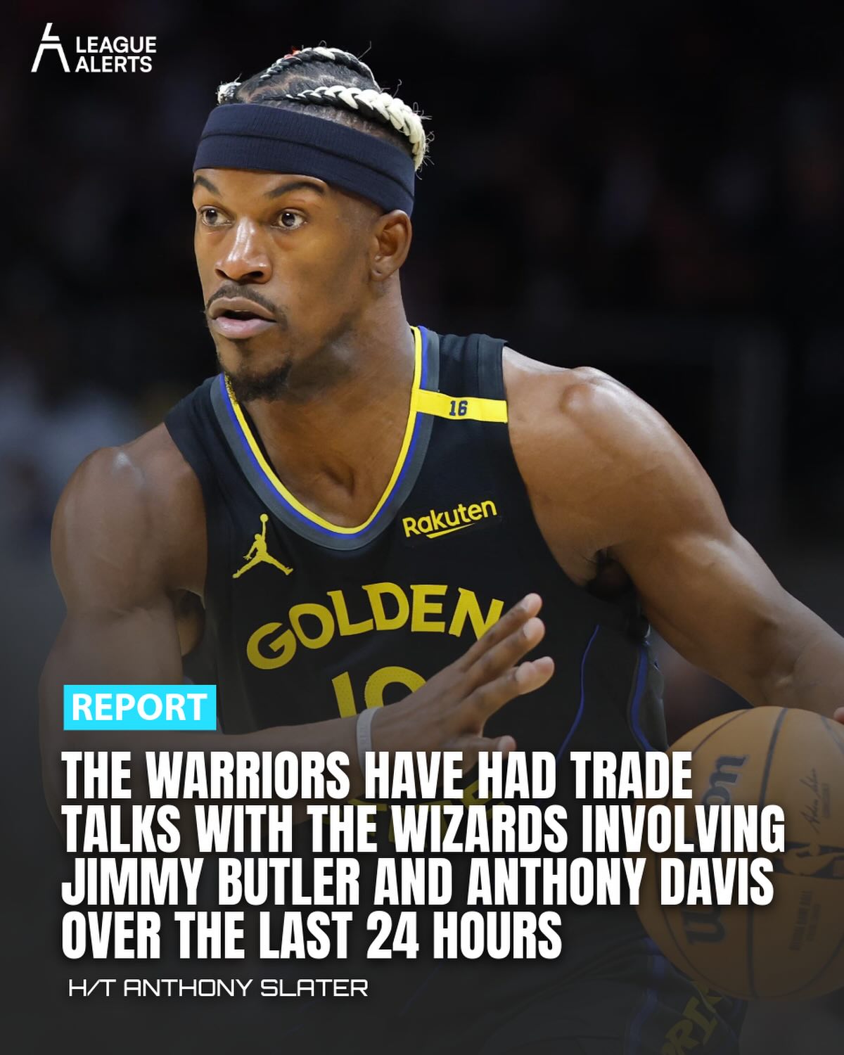 Golden State is exploring a move that would send Jimmy Butler to Washington in exchange for Anthony Davis. The pursuit is tied to the Warriors’ plan to sign LeBron James once free agency opens.