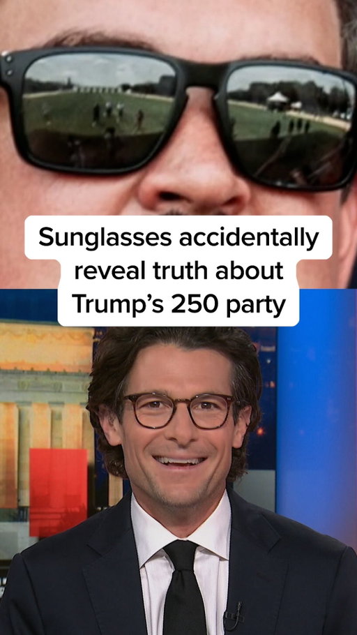 @jacobsoboroff: The reflection in a guitarist’s shades may have accidentally exposed the turnout problem at Trump’s America 250 celebration.