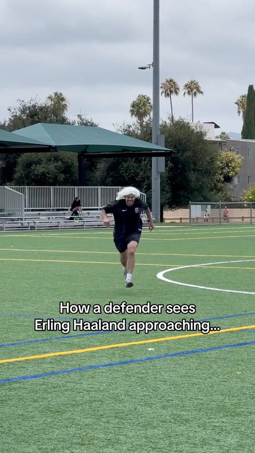 I can’t even imagine being tracked by Haaland 😳 @willeygoat 

@erling