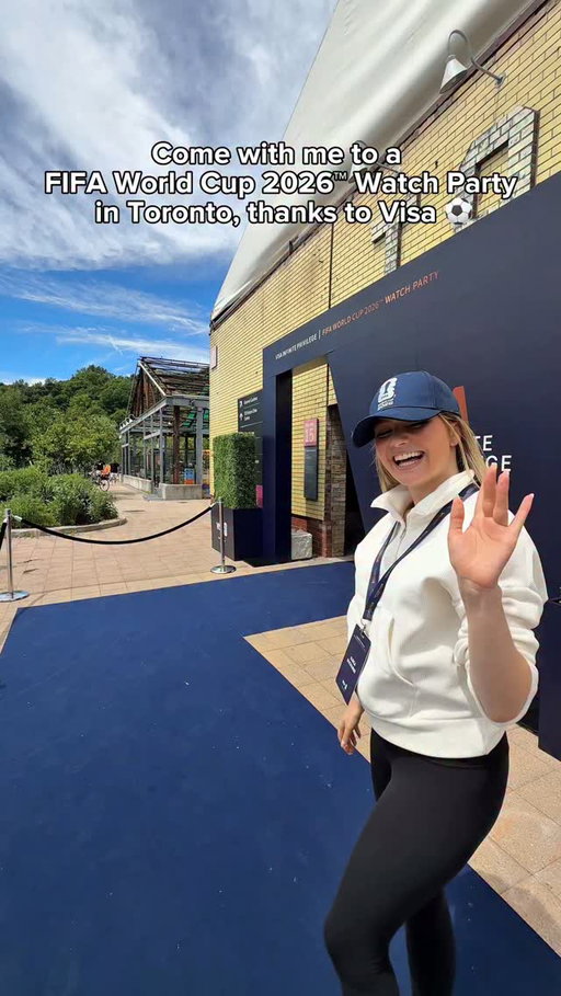 #ad POV: Experiencing FIFA World Cup 2026™ excitement in Toronto through a Visa Infinite Privilege experience ⚽️✨

I joined the Visa FIFA World Cup 2026™ Watch Party hosted by Visa Infinite Privilege at Evergreen Brick Works to watch Canada take on Bosnia & Herzegovina. Here’s what it looked like. 

@visaca