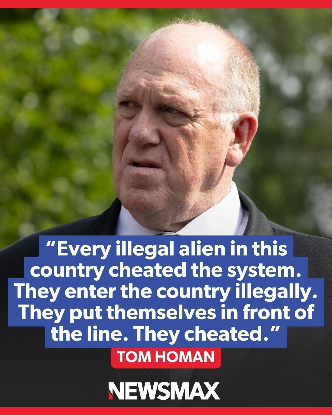Border czar Tom Homan applauded the Supreme Court for ruling that federal courts cannot review the government's decisions to end temporary protected status for Syrian and Haitian nationals during an appearance on NEWSMAX. MORE: https://bit.ly/4gdKePZ