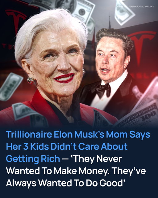 Most parents hope their children will grow up to be successful.

But Maye Musk says her children were never focused on getting rich.

Speaking at the 1 Billion Followers Summit in Dubai, the mother of Elon, Kimbal and Tosca Musk said she never heard her kids talk about wanting money — even though each of them eventually built highly successful businesses.

“They’ve never wanted to make money. They’ve always wanted to do good,” Maye said.

After her divorce, Maye raised her children while building careers as both a dietitian and model. The family moved across nine cities in three countries, often relying on one another to get through difficult periods.

She said Elon was her “encyclopedia” and tech expert, Kimbal helped cook for the family, and Tosca would answer the phone.

From a young age, Maye encouraged independence. When her children chose career paths that did not come with easy financial support or free tuition opportunities, she let them make their own decisions. They took out student loans, graduated with debt and paid it off themselves.

Her approach was simple: let them follow their own path and help where she could.

Maye says the common thread between all three was not money. It was solving problems.

Kimbal went on to build businesses around sustainable food systems. Tosca founded Passionflix, focused on female-led romance films. Elon pursued electric vehicles, energy, satellites, communications and space.

According to Maye, Elon’s biggest ideas were never just about building companies. She says he believed satellites could help people stranded in forests or in the middle of oceans — long before Starlink became widely known.

For Maye, the lesson is clear: her children did not start with a plan to become wealthy.

They started with a desire to build something useful.

And the success followed.

#MayeMusk #ElonMusk #KimbalMusk #ToscaMusk #Tesla #SpaceX #Starlink