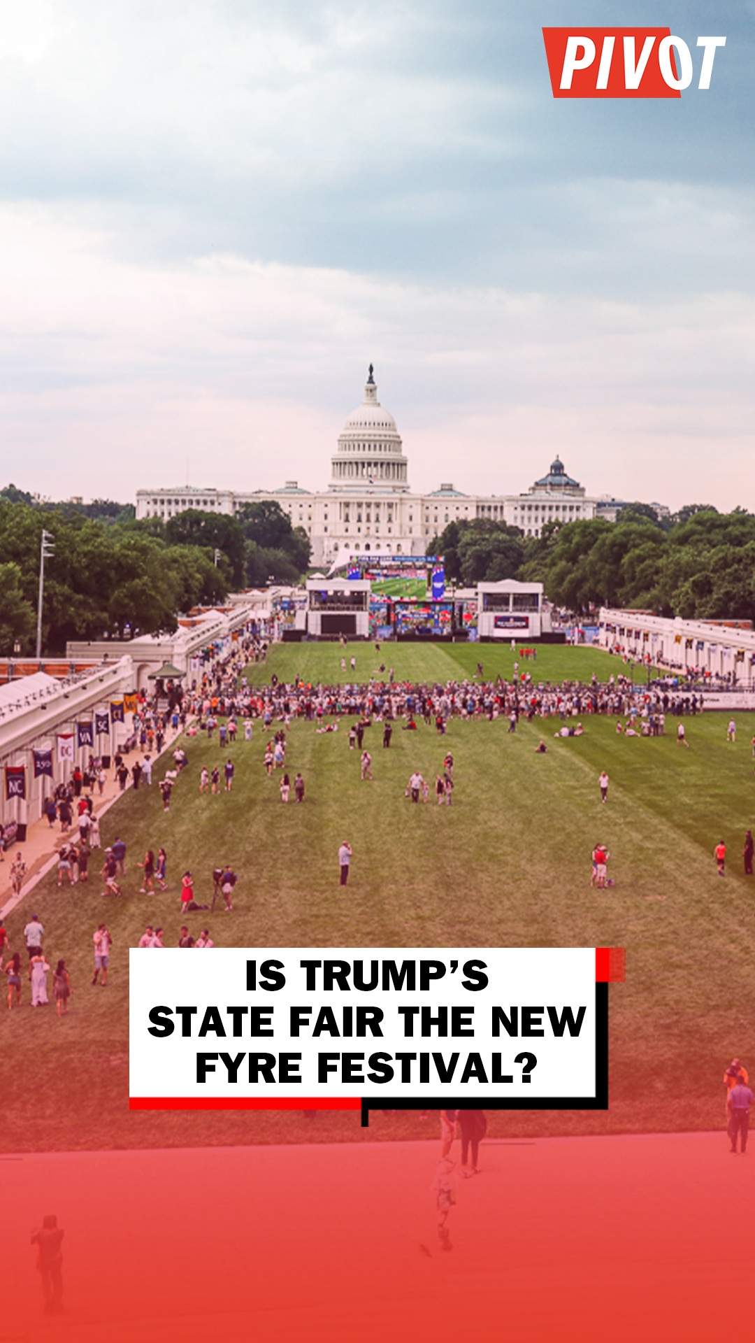 “Don’t believe your lyin’ eyes.”

@karaswisher calls out Fox News for telling a very different story about attendance at Trump's Great American State Fair.
