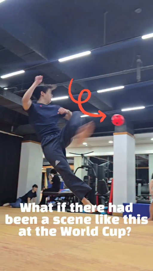 Martial artist's soccer skills 🤣

#미르메 #adrenalinetricking #worldcup2026